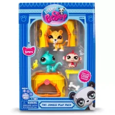 Littlest Pet Shop: комплект с 3 фигурки от 1-ва серия - Джунгла