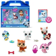 Littlest Pet Shop: Зимни приятели 5бр. фигурен комплект 2-ра серия