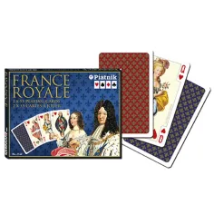 Луксозни роми карти - France Royale 2x55 карти - Piatnik