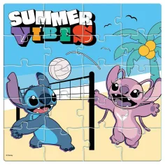 Луна: Disney Lilo и Stitch мотивиран 3x20бр. магнитен пъзел изображение 4