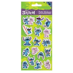 Луна: Disney Lilo и Stitch пухкави стикери комплект 10x22cm