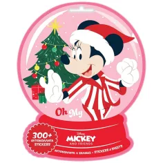 Луна: Disney Мини Маус коледен комплект стикери 300бр изображение 1