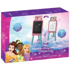 Луна: Disney принцеси 2 в 1 стояща дъска за рисуване 56x42x6cm