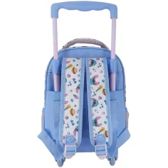 Луна: Disney Stitch детска раница с колела с 2 отделения 27x10x31 см изображение 2