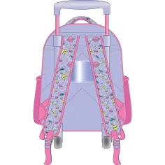 Луна: Disney Stitch Aloha детски ранец на колелца с 2 отделения 27x10x31 см изображение 2