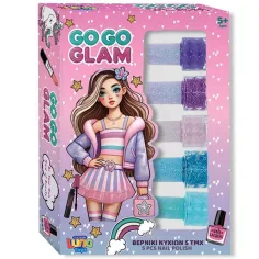 Луна: GO-GO-Glam комплект с 5 лакове за нокти