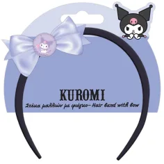 Луна: Хедбанд с Kuromi мотиви и панделка