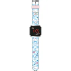 Луна: Hello Kitty Cinnamoroll LED часовник изображение 2