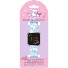 Луна: Hello Kitty Cinnamoroll LED часовник