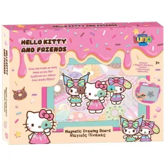 Луна: Hello Kitty изтриваема магнитна дъска за рисуване 38×28×3cm
