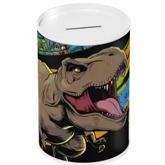 Луна: Jurassic World цилиндрична метална касичка 10x15см