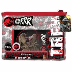 Луна: Комплект канцеларски материали с динозаври от Jurassic World в PVC чанта