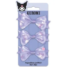 Луна: Kuromi комплект от 3 броя с фиби с панделки
