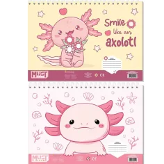Луна: Must Axolotl скицник A4 30 страници в различни варианти