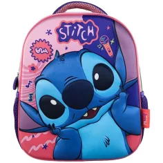 Луна: Must Team 3D Stitch шарен закрит ранец 26x10x32 см