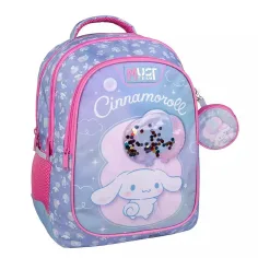 Луна: Must Team Cinnamoroll балони закръглени 3 отделения училищна чанта, раница 32x18x43cm