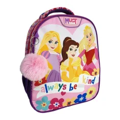 Луна: Must Team Disney принцесен закръглен 2-рекасов ранец за детска градина 27x10x31cm