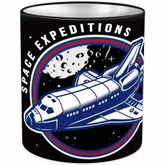 Луна: NASA цилиндричен метален органайзер за канцеларски материали 10x11cm