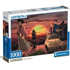 Lupin the 3rd - Италианска работа 1000 части пъзел - Clementoni