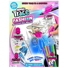 Magic Trace студио: Блестящо рисуване - моден комплект за начинаещи