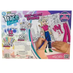 Magic Trace студио: Блестящо рисуване - моден креативен комплект изображение 5