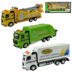 Magic Truck: Камион с въртящи се колела в различни варианти 20см 1бр