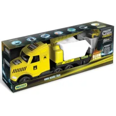 Magic Truck Technic: Камион с контейнер и светлина 80см - Wader