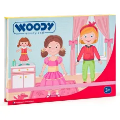 Магнитен пъзел в кутия - Моден салон - Woodyland