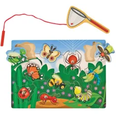 Магнитна мрежа за пеперуди от дърво за развитие на умения - Melissa & Doug