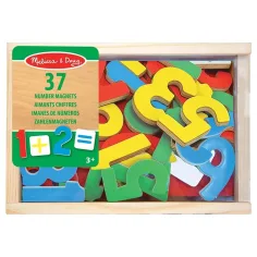 Магнитни дървени числа комплект за развитие на умения в кутия - Melissa & Doug