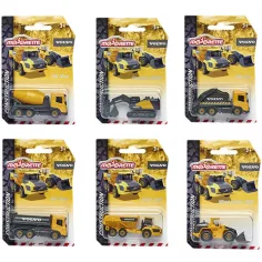 Majorette - Volvo Edition строителни машини в различни варианти - Simba Toys