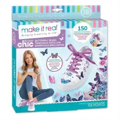 Make It Real: Sticker Chic Декорация за обувки - Пеперуди