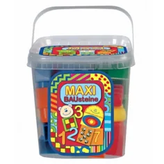 Макси Блокове Bausteine строителни блокчета в кутия - D-Toys
