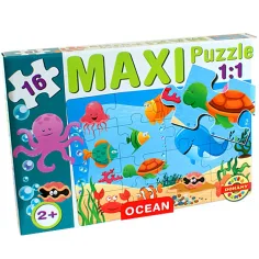 Макси пъзел с морски животни - D-Toys