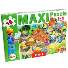 Макси пъзел Строителство - D-Toys