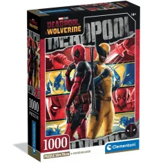 Marvel: Deadpool и Wolverine 1000 части пъзел - Clementoni