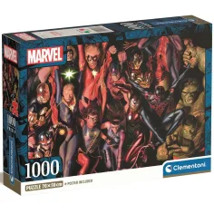 Marvel герои 1000бр. Компактна пъзел 70x50см - Clementoni