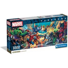 Marvel герои 1000бр. панорамна пъзел с постер - Clementoni
