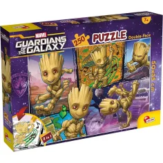 Marvel Groot 2 в 1 250 части пъзел и оцветяване 50x35см - Lisciani