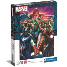 Marvel: Групов портрет на Отмъстителите 1000 части пъзел - Clementoni