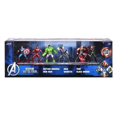 Marvel: Metalfigs Нано Отмъстители метална фигурка комплект 6бр. - Simba Toys