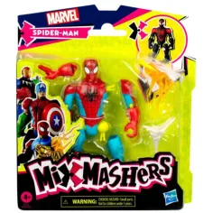 Marvel Mix Mashers: Отмъстителите Спайдърмен фигура с аксесоари - Hasbro