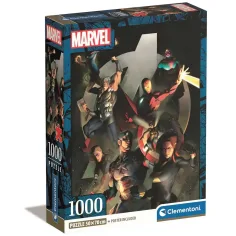 Marvel: Отмъстителите 1000 части Компактна пъзел 70x50см - Clementoni