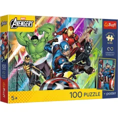 Marvel Отмъстителите Сила и мощ 100бр. пъзел - Trefl