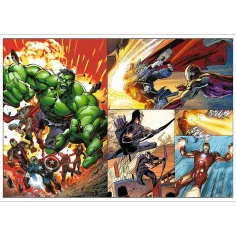 Marvel: Отмъстителите 4x250 части пъзел - Trefl изображение 2