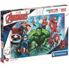 Marvel: Пъзел Supercolor на Отмъстителите 180 части - Clementoni