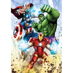 Marvel: Пъзел Supercolor на Отмъстителите 60 части - Clementoni изображение 2