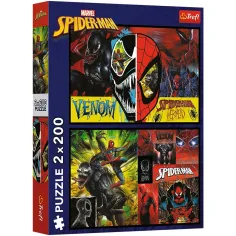 Marvel: Спайдърмен срещу Веном 2x200бр. пъзел - Trefl