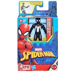 Marvel: Spider-Man - Симбиотичен костюм Черния Спайдърмен екшън фигура 10 см - Hasbro