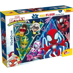 Marvel Spidey 2 в 1 макси 35 части пъзел и оцветяване 70x50см - Lisciani